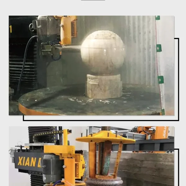 2018 New Granite &Marble Column Cap and Base Processing Machine