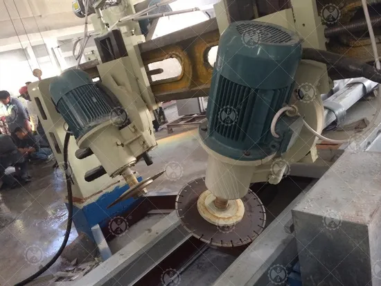 Xianda Four Blade Edge Cutting Machine for Circular Slab/ Marble & Granite Column Slab Cutting Machine