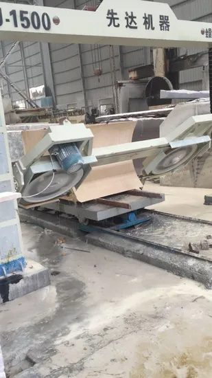 CNC Control Circular Slab Stone Cutting Machine High Efficiency for Marble Block