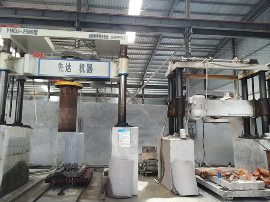 Four-Cylinder Gantry Stone Cutting Machine for Column Slab Yhqj-2500