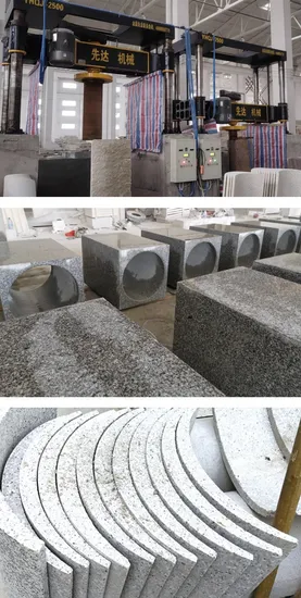 Four-Cylinder Gantry Stone Cutting Machine for Column Slab