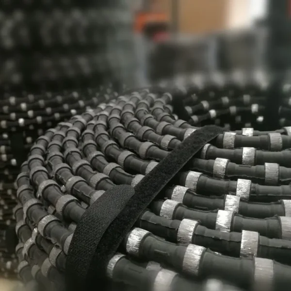 Marble Quarry Cutting Diamond Wire Coated with Rubber