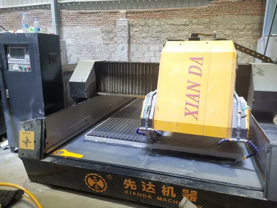 CNC 3 Axis Linear Cutting Machine for Processing Square Railing