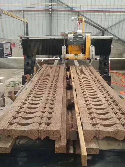 PLC/CNC Gantry Type Linear Thinner Stone Block Profiling Machine