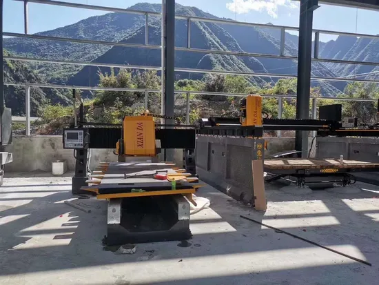 PLC&CNC/ Stone Cutting Machine/ Gantry Lift Type Profiling Linear Machine