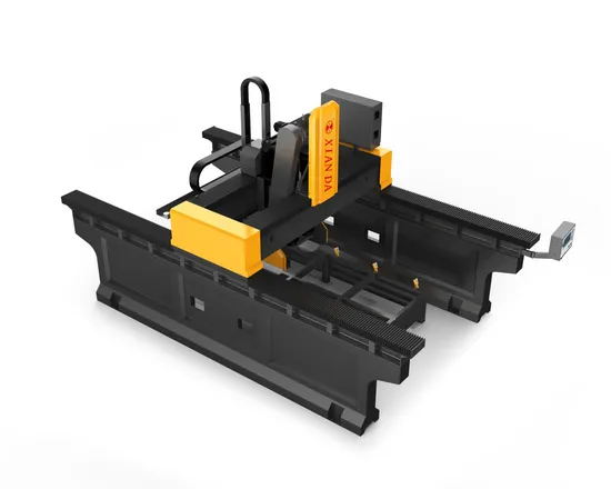 Xianda Machinery Heavy Type Dual Beam Bridge Type Cutting and Milling Machine Blmm-1800max-a/B Blmm-1800max-2D-a/B