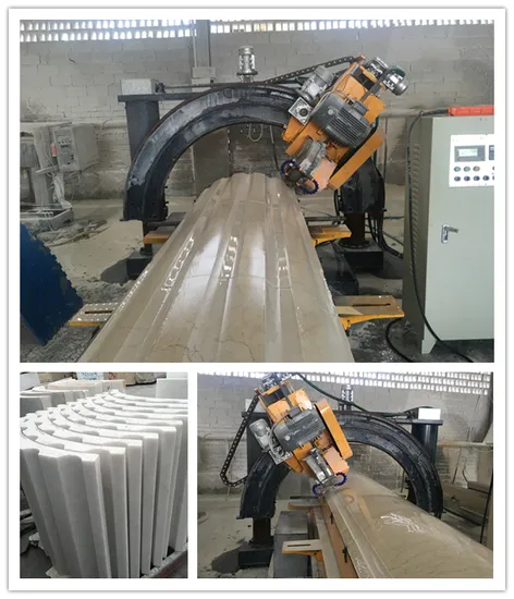 Dlc-1400 Automatic Processing Machine Roman Pillar Slot