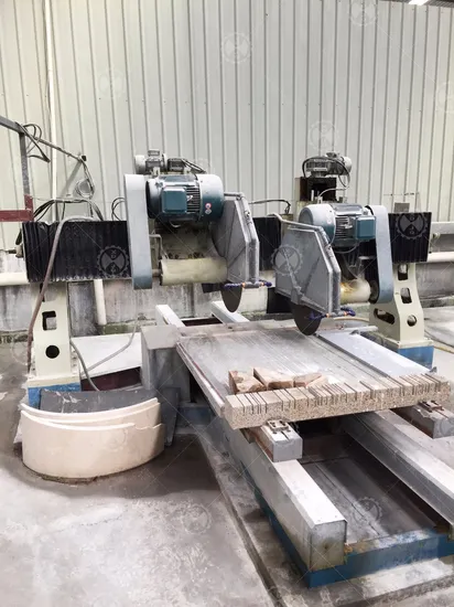 Hkb-41500 Four-Blade Diamond Saw Edge Cut Machine for Column Slab