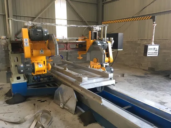 Four-Slice Edge Cutting Machine for Column Slab Hollow Column Processing Machine
