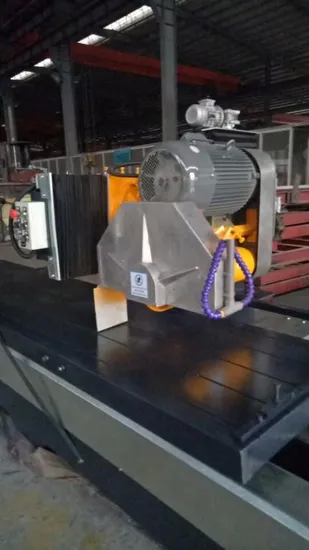 Stone Machinery Hsqb-600 Manual Marble Tile Saw Edge Granite Cutting Machine 45 Degree Head Titling Glass Cutter