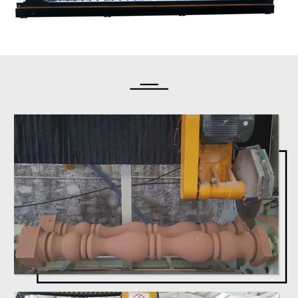 Long Solid Column Pillar Cut& Cutting Machine / Pillar Stone Machine/Stone Processing Machine