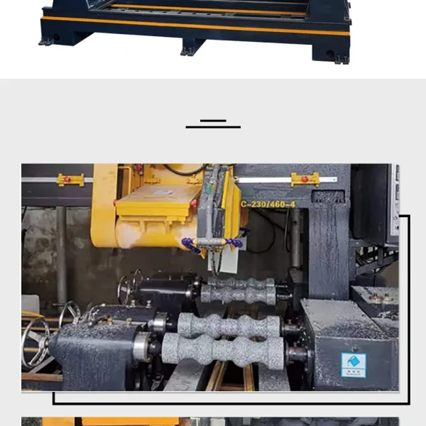 CNC Optional Stone Baluster Profiling Cutting Machine with Blade Head