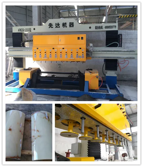 PLC Circular Slab Polishing Machine for Column Slab Polishing