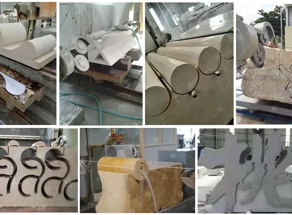 CNC Diamond Wire Saw Profiling Special Shape Machine