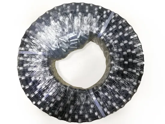11.5mm Diamond Saw Cutting Wire Rope for Granite/ Marble /Concrete Quarrying Stone Cutting Tools