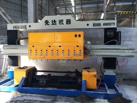 Xianda High Quality Multihead Marble Polishing Machine Apm-350-2000