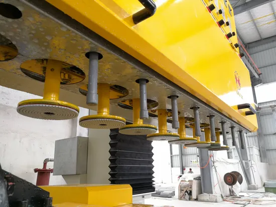 Xianda High Efficiency Stone Cutting Machinery Circular Slab Polishing Machine