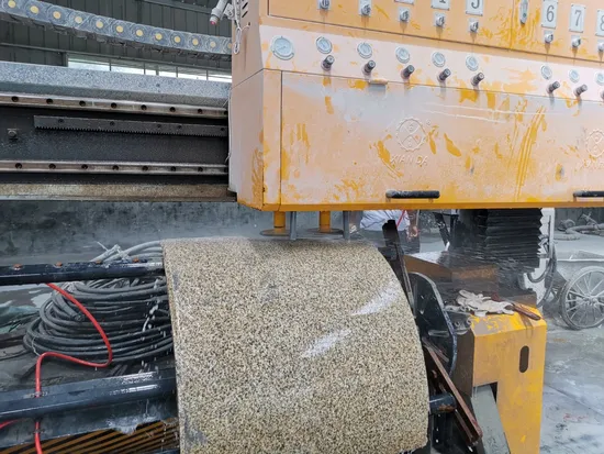 Xianda Machinery Circular Slab Polishing Machine PLC Control with 10 Gross Motor