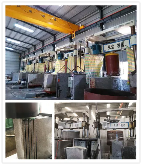 Four Cylinder Gantry Stone Cutting Machine for Column Slab