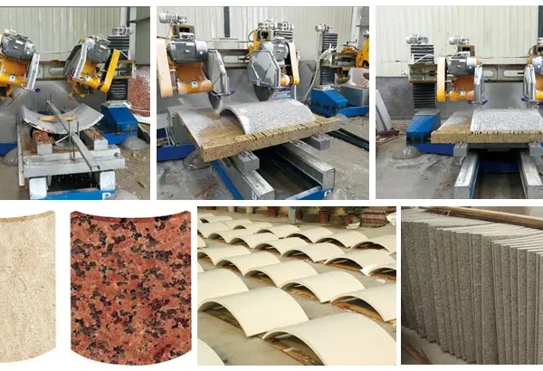 Four-Slice Edge Cutting Machine for Column Slab