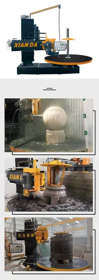 Xianda Column Cap and Base Profile Stone Cutting Machine for Granite &Marble Zmfx-2500 Cmfx-2500