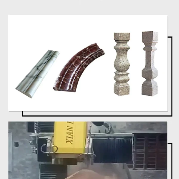 Automatic Multi-Function Stone Profiling Linear Machine