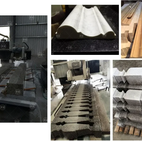 CNC System Control Granite Marble Profiling Machine