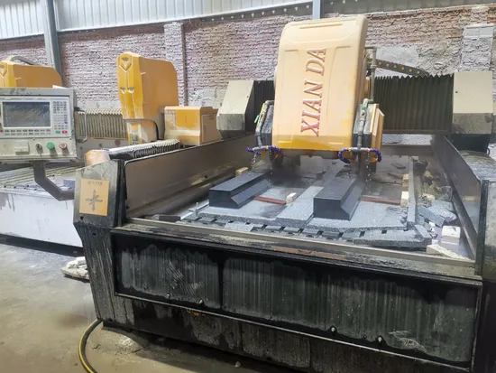 Xianda 3 Axis Linear Cutting Machine for Processing Granite Marble Baluster Stone Cutting Machine Manufacturer