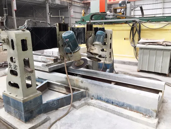 Hkb-41500 Four-Blade Diamond Saw Edge Cut Machine for Column Slab