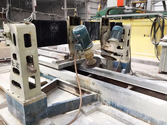 Hkb-41500 Four-Blade Diamond Saw Edge Cutting Machine for Column Slab