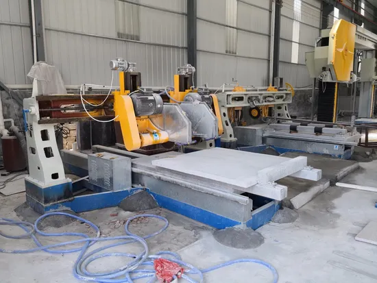 Four Blade Stone Cutting Machine for Column Slab Egde Cutting
