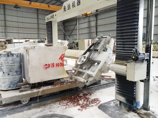 CNC Circular Slab Stone Cutting Machine for Processing Marble