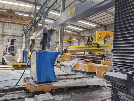 CNC Circular Slab Stone Cutting Machine for Processing Hollow Column