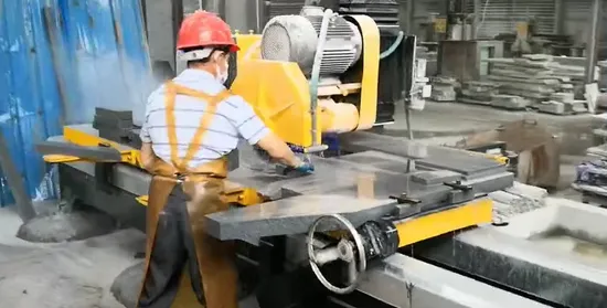 Marble Granite Edge Cutting Manual Stone Cutting Machine