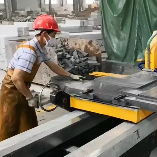 Manual Cutting Machine Edge Cutter for Marble Granite Stone Chamfer Slabs