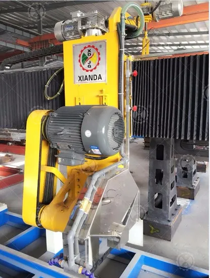 Two PCS Solid Pillar Cutting Machine for Processing Column Cap&Base Roadblock