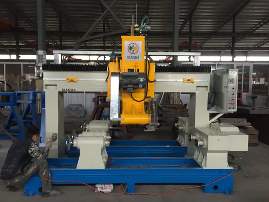 CNC/PLC Four PCS Baluster Cutting Machine for Processing Pillar Column Base Caps
