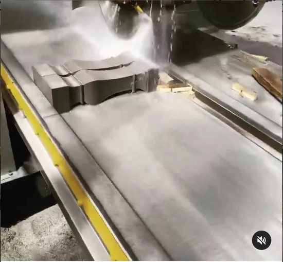 CNC Baluster Column Cutting Machine Railings Profiling Product Marble Profiling