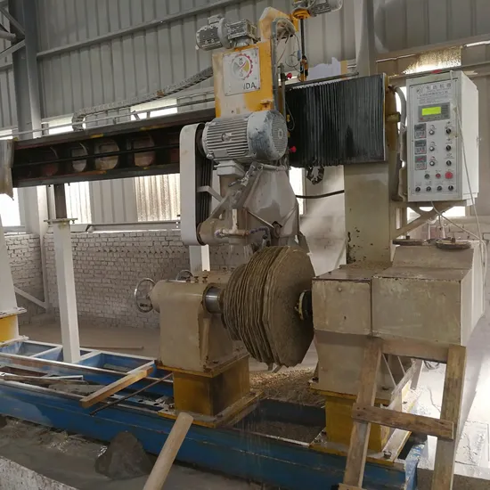 Professional Double Baluster Cutter Two Piece Stone Column Cutting Machine