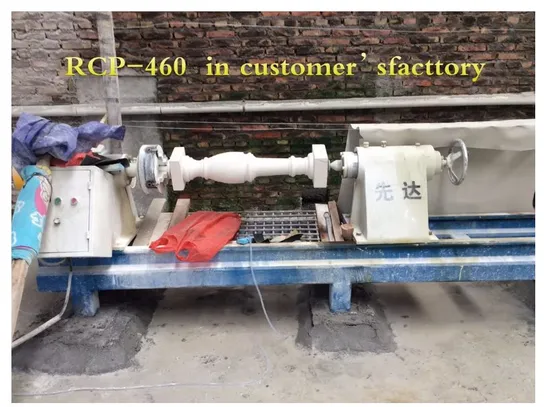 Multi-Function Stone Baluster Column Polishing Machine for Round Square Pillar Marble Granite Processing