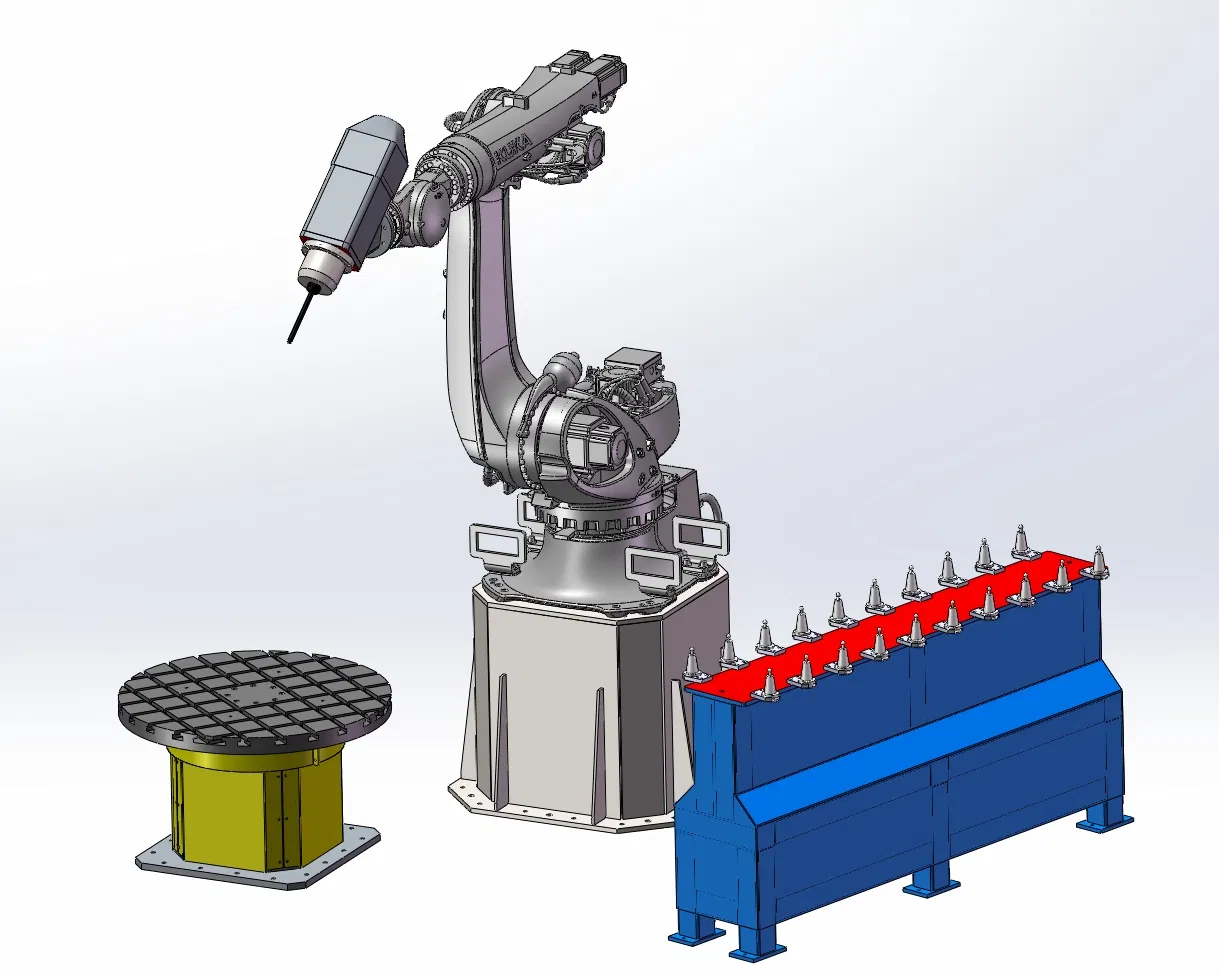 6 Axis Robot Arm CNC Router 3D Sculpture Stone Carving Machine