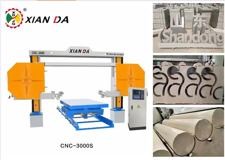 CNC Diamond Wire Saw Machine Stone Wire Cutting Machine