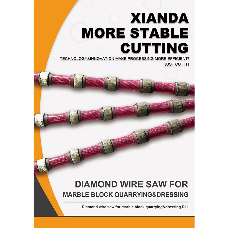 China Factory Rope Saw Diamond Thread Wire for Quarry and Mining