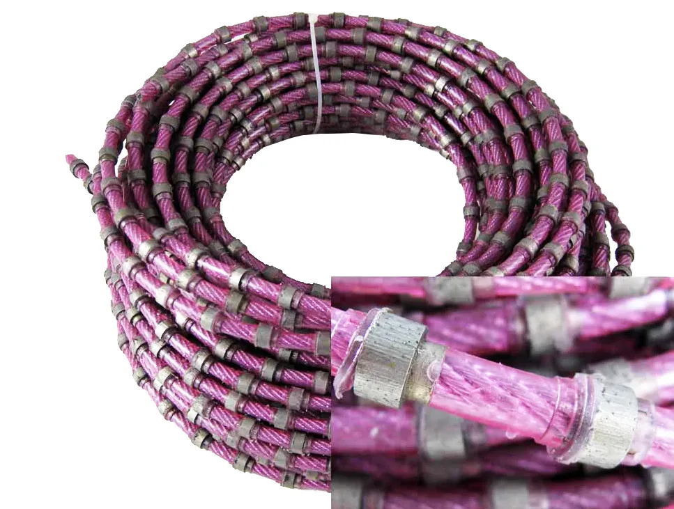 Diamond Wire Saw for Marble Block Quarrying Wire Saw Trimming Stone Cutting
