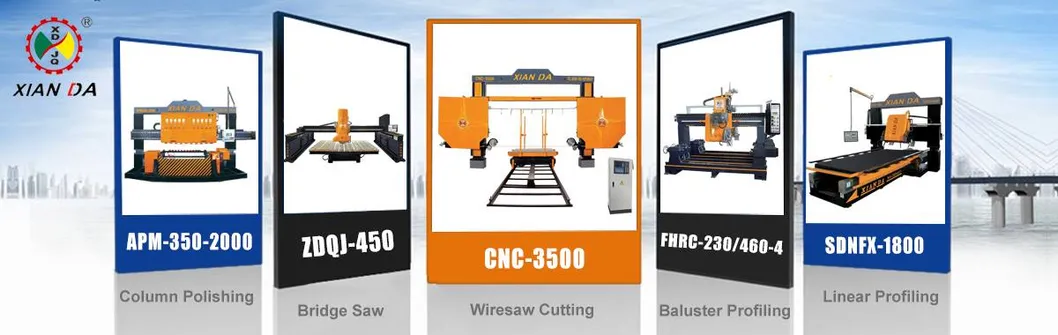 Diamond Wire Saw for Squaring Special Shapes for Marble Granite