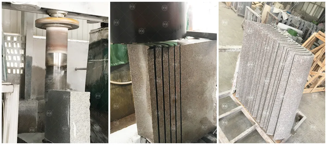 Four Cylinder Column Slab Arc Slab Gantry Stone Cutting Machine