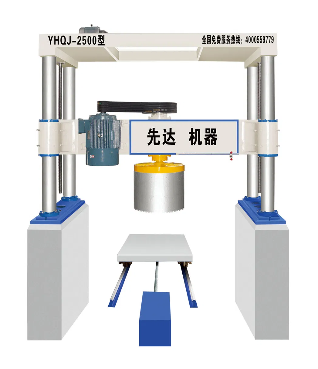 Four Cylinder Column Slab Arc Slab Gantry Stone Cutting Machine