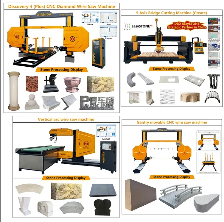 Granite Marble Slab Cutting High Efficiency Baluster Profiling Machine Roman Columns Stone Processing Equipment