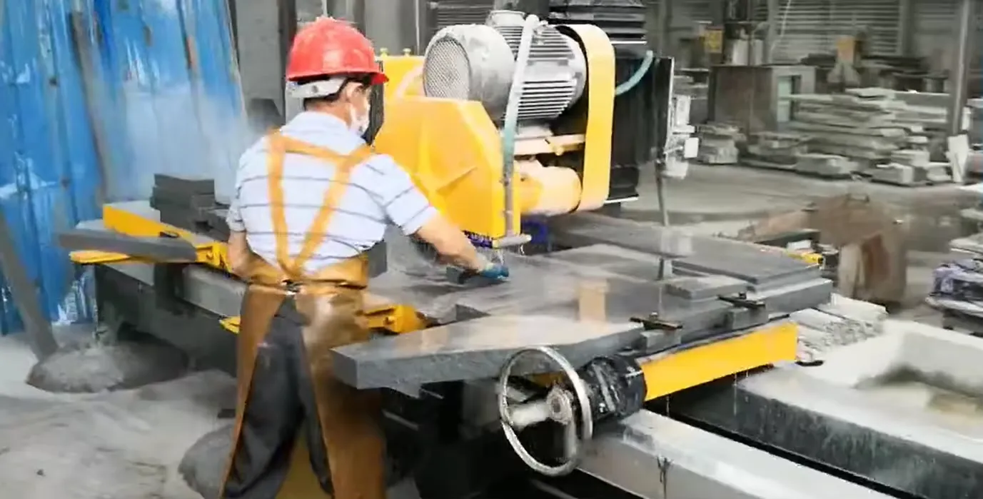 Manual Cutting Machine Edge Cutter for Marble Granite Stone Chamfer Slabs