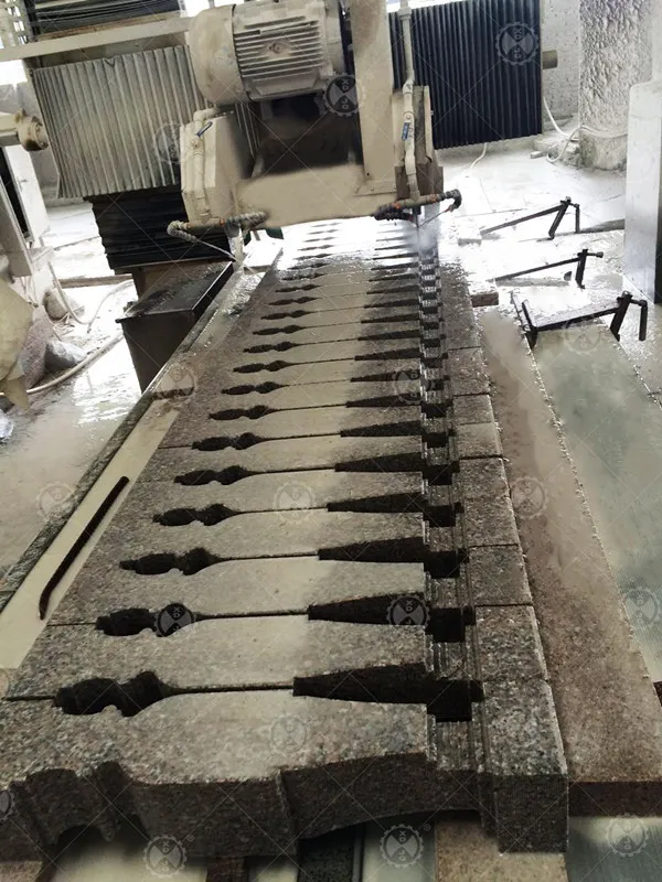 PLC/CNC Linear Profiling Machine Multi Functional Shaped Stone Processing Curved Linear Stone Marble Granite Edge Profile Machine